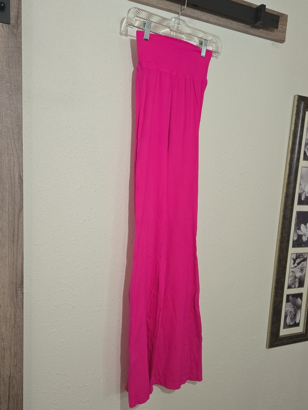 Pre-loved Free People Movement High Waisted Flare Leggings - Hot Pink XS/S
